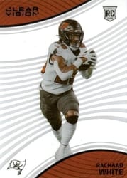 2022 Panini Chronicles Clear Vision Rookies Rachaad White #CVR-28 card