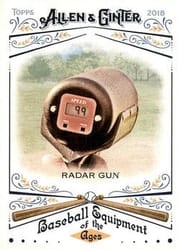 2018 Topps Allen & Ginter Baseball Equipment of the Ages Radar Gun #BEA-26 card