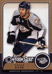 2008-09 O-Pee-Chee Base Set Radek Bonk #480 card