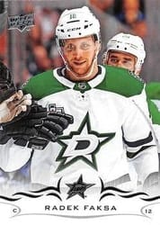 2018-19 Upper Deck Base Set Radek Faksa #61 card