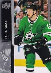 2021-22 Upper Deck Base Set Radek Faksa #308 card