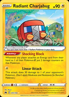 Crown Zenith Radiant Charjabug #51 card