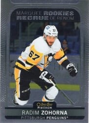 2021-22 O-Pee-Chee Platinum Base Set Radim Zohorna #230 card