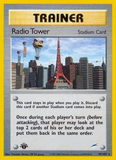 Neo Destiny Radio Tower #95 card