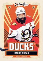 2025-26 O-Pee-Chee Base Retro Radko Gudas #206 card
