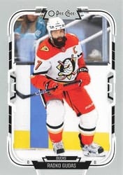 2025-26 O-Pee-Chee Base Set Radko Gudas #206 card