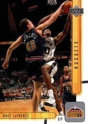 2001-02 Upper Deck Base Set Raef LaFrentz #40 card