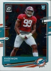 2020 Donruss Optic Base Set Raekwon Davis #134 card
