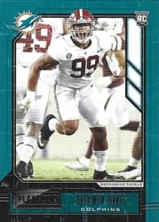 2020 Panini Playbook Base Set Raekwon Davis #187 card