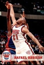 1993-94 Hoops Base Set Rafael Addison #136 card