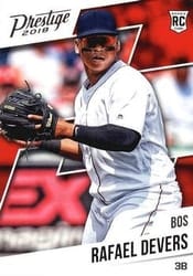 2018 Panini Chronicles Prestige Rafael Devers #22 card