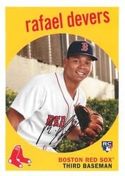 2018 Topps Archives Base Set Rafael Devers #40 card