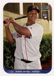 2018 Topps Archives Snapshots Base Rafael Devers #AS-RD card