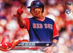 2018 Topps Base Set Rafael Devers #18 card