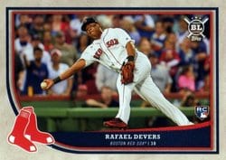2018 Topps Big League Base Set Rafael Devers #250 card