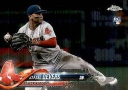 2018 Topps Chrome Update Base Set Rafael Devers #HMT23 card