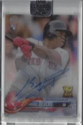 2018 Topps Clearly Authentic 1993 Finest Stars Autographs Rafael Devers #93FSA-RD card