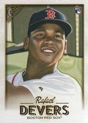 2018 Topps Gallery Base Set Rafael Devers #127 card