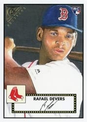 2018 Topps Gallery Heritage Rafael Devers #H-2 card