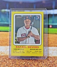 2018 Topps Heritage 1969 Collector Cards Rafael Devers #RD card