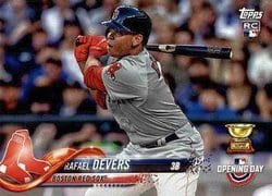2018 Topps Opening Day Base Set Rafael Devers #2 card