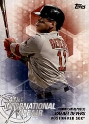 2018 Topps Update An International Affair Rafael Devers #IA-19 card