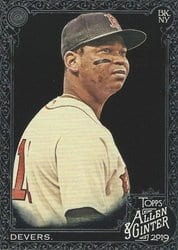 2019 Topps Allen & Ginter X Base Set Rafael Devers #97 card