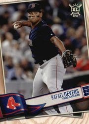 2019 Topps Big League Base Set Rafael Devers #310 card