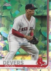 2019 Topps Chrome Sapphire Edition Base Set Rafael Devers #228 card