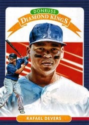 2020 Donruss Base Set Rafael Devers #16 card