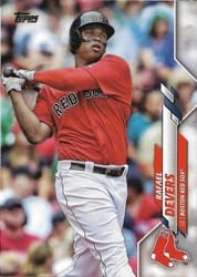 2020 Topps Base Set Rafael Devers #314 card