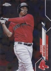 2020 Topps Chrome Base Set Rafael Devers #93 card