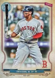 2020 Topps Gypsy Queen Base Set Rafael Devers #136 card