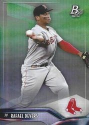 2021 Bowman Platinum Base Set Rafael Devers #46 card
