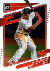 2021 Donruss Optic Base Set Rafael Devers #153 card