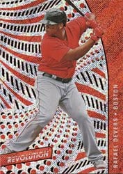 2021 Panini Chronicles Revolution Rafael Devers #95 card