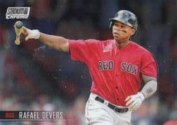 2021 Stadium Club Chrome Base Set Rafael Devers #8 card