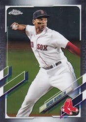 2021 Topps Chrome Base Set Rafael Devers #94 card