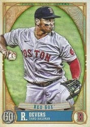 2021 Topps Gypsy Queen Base Set Rafael Devers #207 card