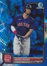 2022 Bowman Chrome Sapphire Edition Base Set Rafael Devers #18 card