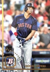 2022 Bowman Heritage Base Set Rafael Devers #29 card