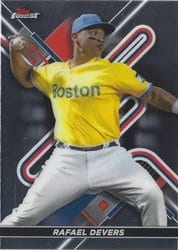 2022 Finest Base Set Rafael Devers #38 card