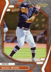 2022 Panini Absolute Base Set Rafael Devers #14 card