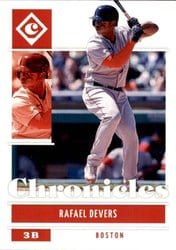 2022 Panini Chronicles Base Set Rafael Devers #46 card
