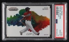 2022 Panini Prizm Color Blast Rafael Devers #CB-9 card