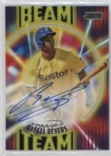 2022 Stadium Club Beam Team Autographs Rafael Devers #BTA-RD card