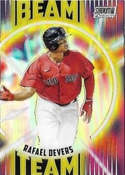 2022 Stadium Club Chrome Beam Team Rafael Devers #BT-18 card
