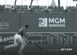 2022 Topps Black & White Base Set Rafael Devers #58 card