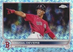 2022 Topps Chrome Logofractor Edition Base Set Rafael Devers #47 card