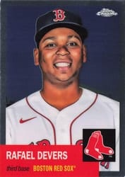 2022 Topps Chrome Platinum Anniversary Base Set Rafael Devers #94 card